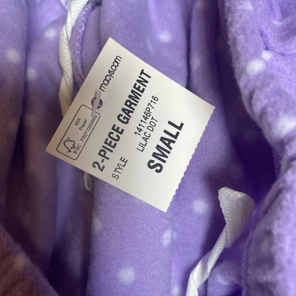 💜CUTE PJ SET💜 Lavender pajama’s! 💜 Size small! NWT - Picture 13 of 13